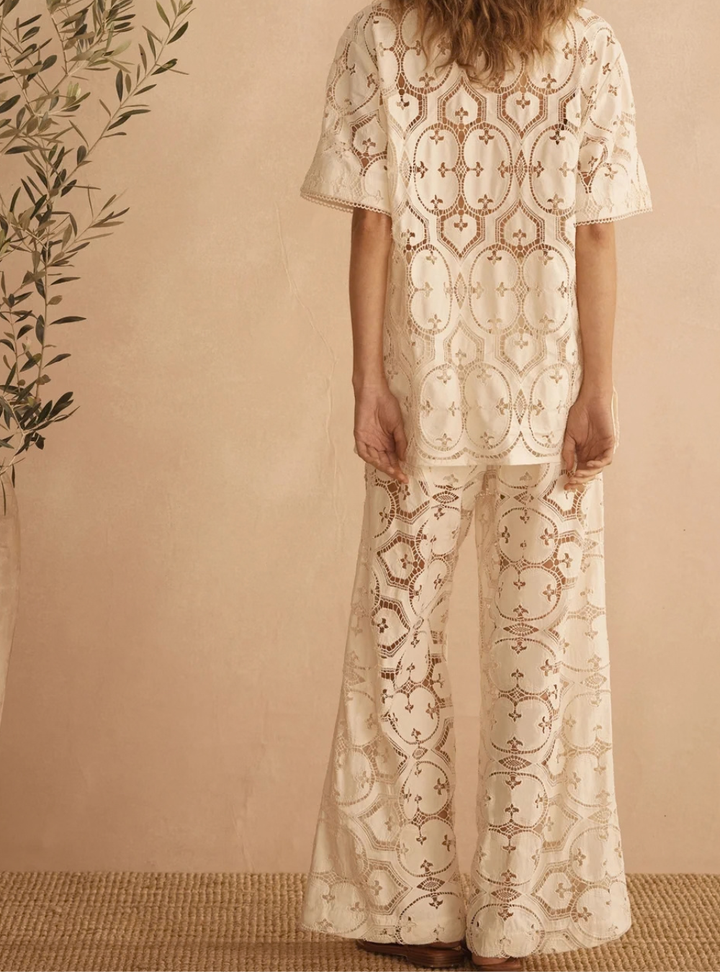 Reliquia Gathered Wide Leg Pant