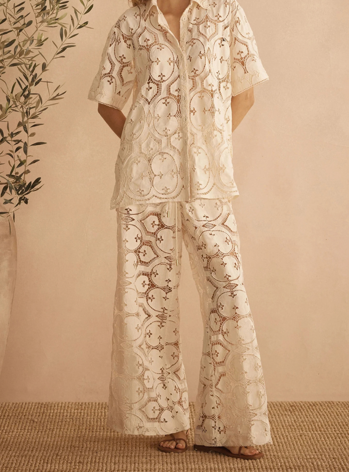 Reliquia Gathered Wide Leg Pant
