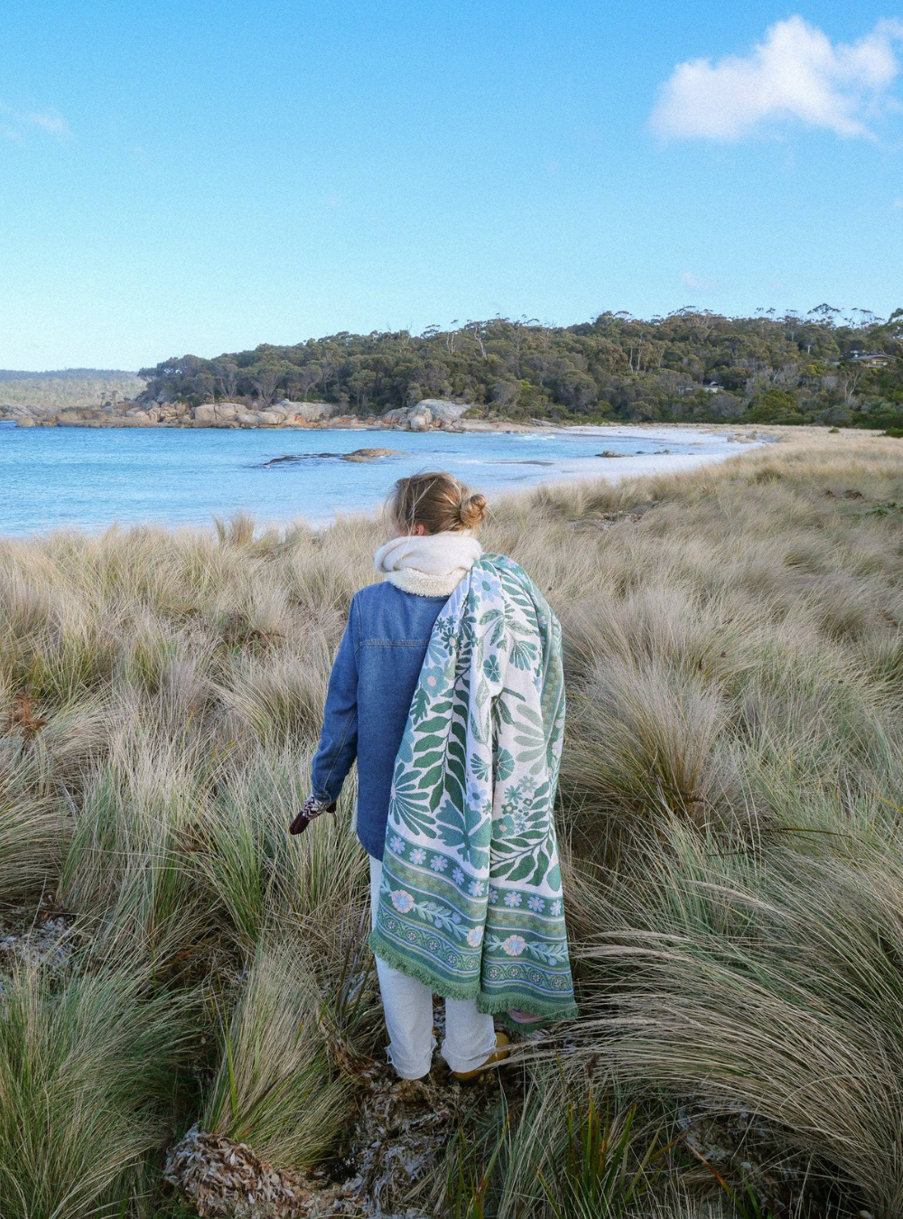 The Dahlia Green Rug: Large