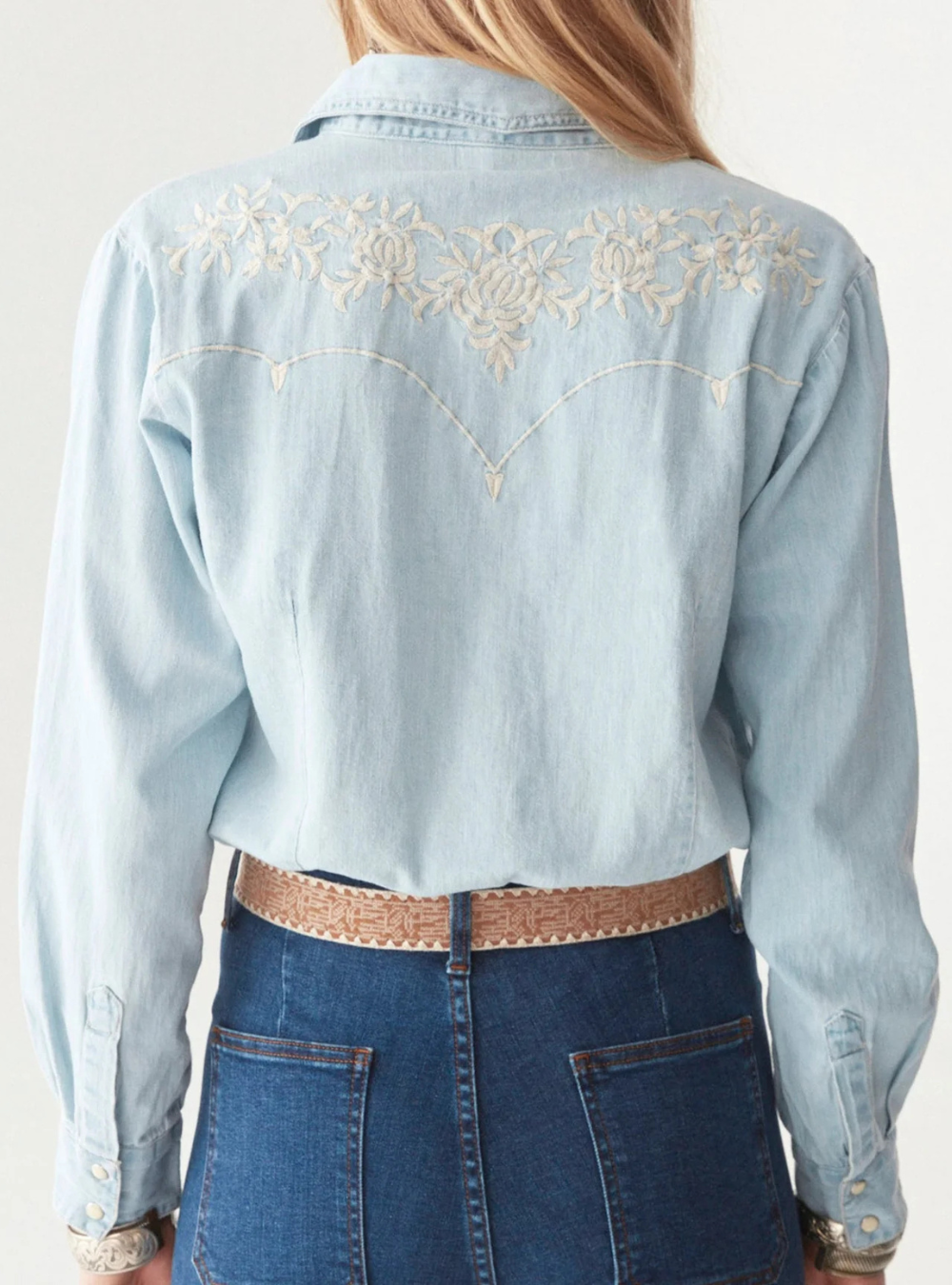 Austin Blouse - Mustang Blue