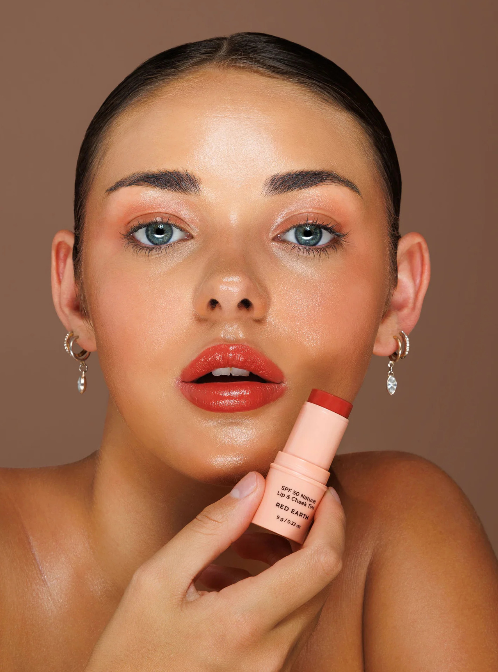 SPF 50 Natural Lip & Cheek Tint - Red Earth