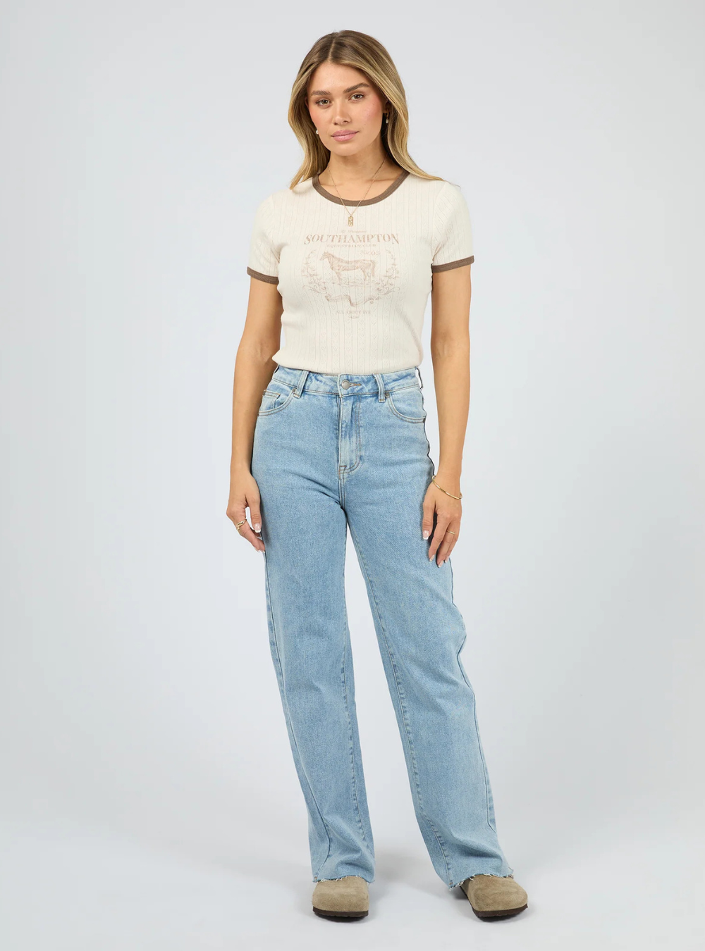 Southhampton Baby Tee - Vanilla