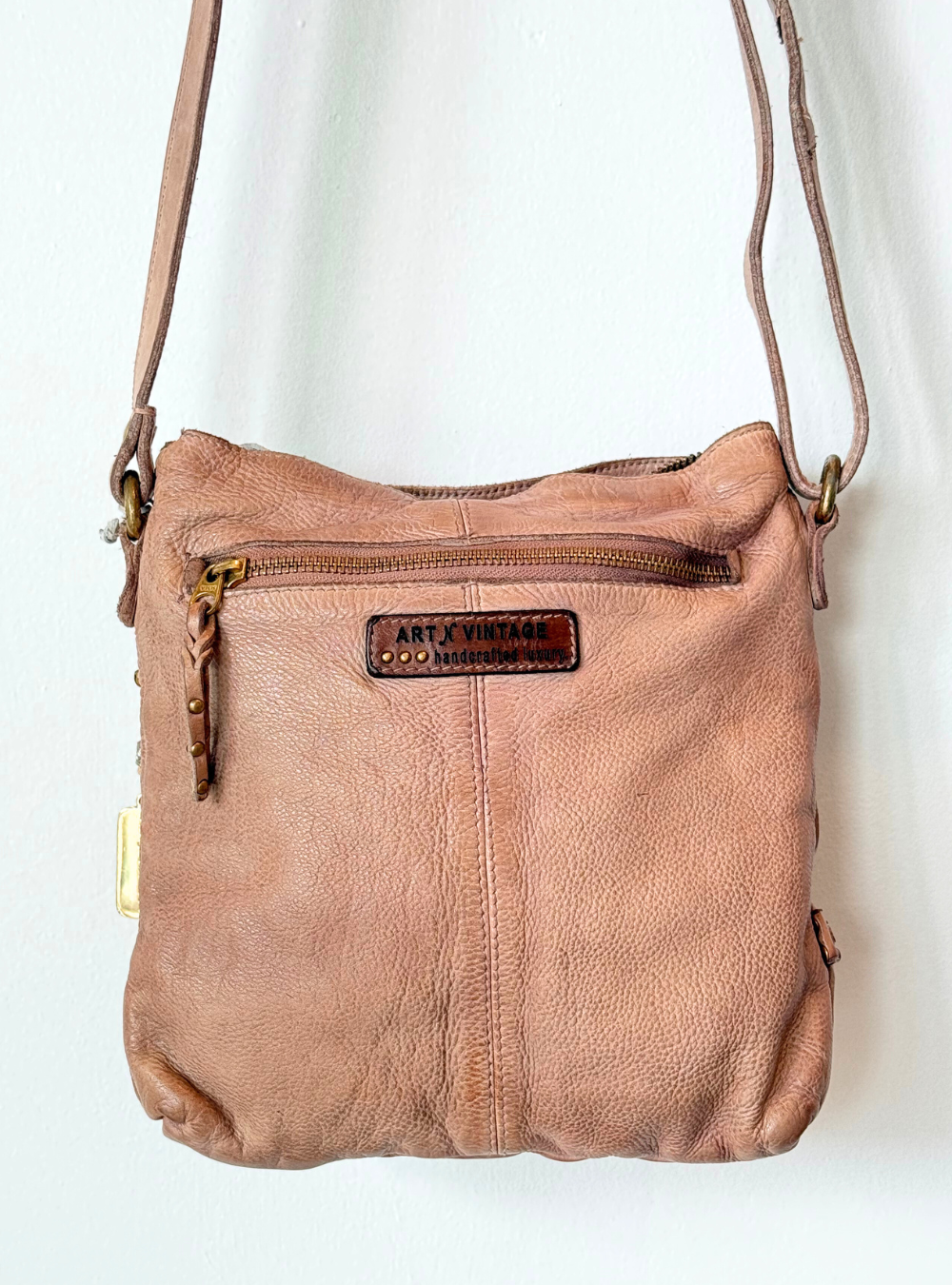 Presley Cross Body Zip Pocket Bag - Sand