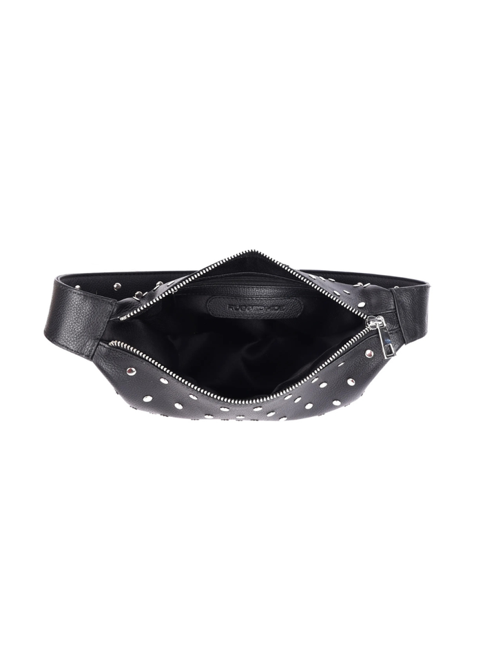Azalea Studded Shoulder Bag - Black