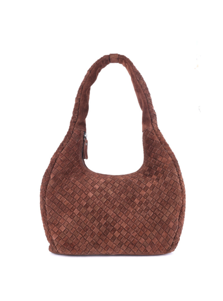 Tigerlily Suede Bag - Brown