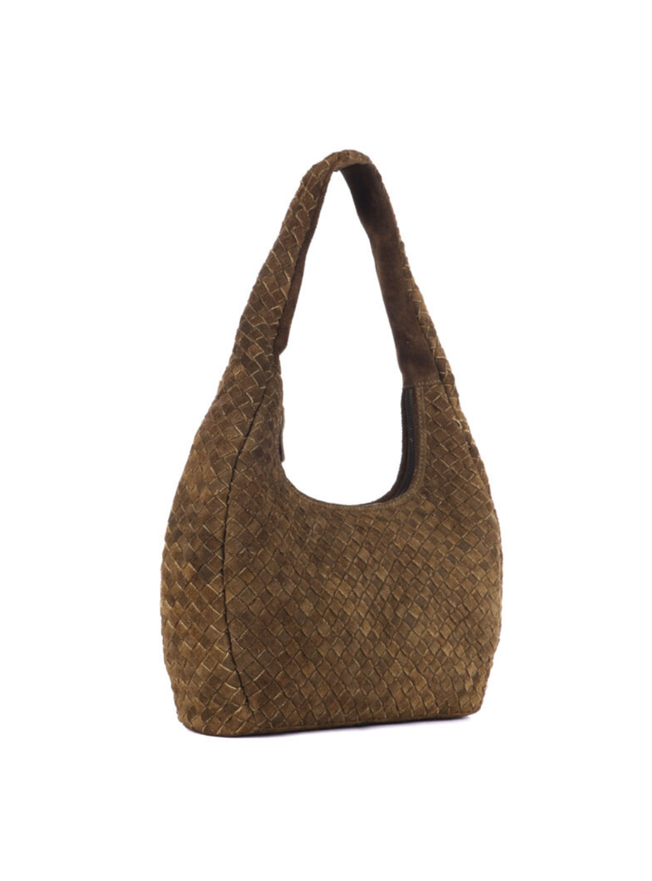 Tigerlily Suede Bag - Khaki