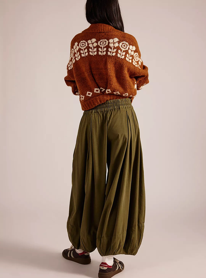 Moonflower Balloon Pant - Sage