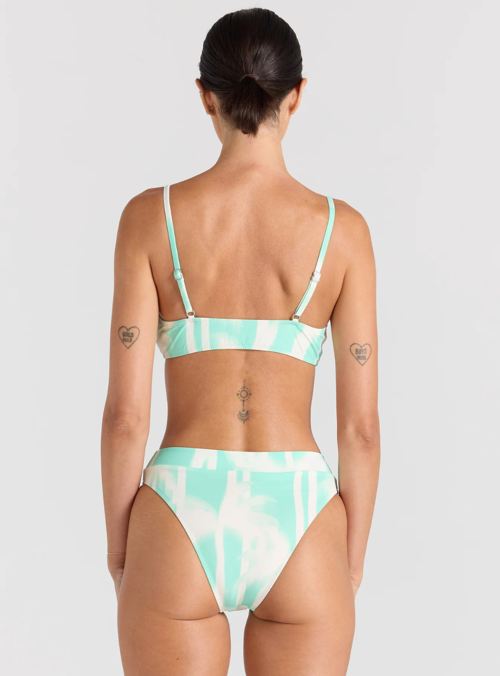 Palms High Cut Band Bottom - Mint