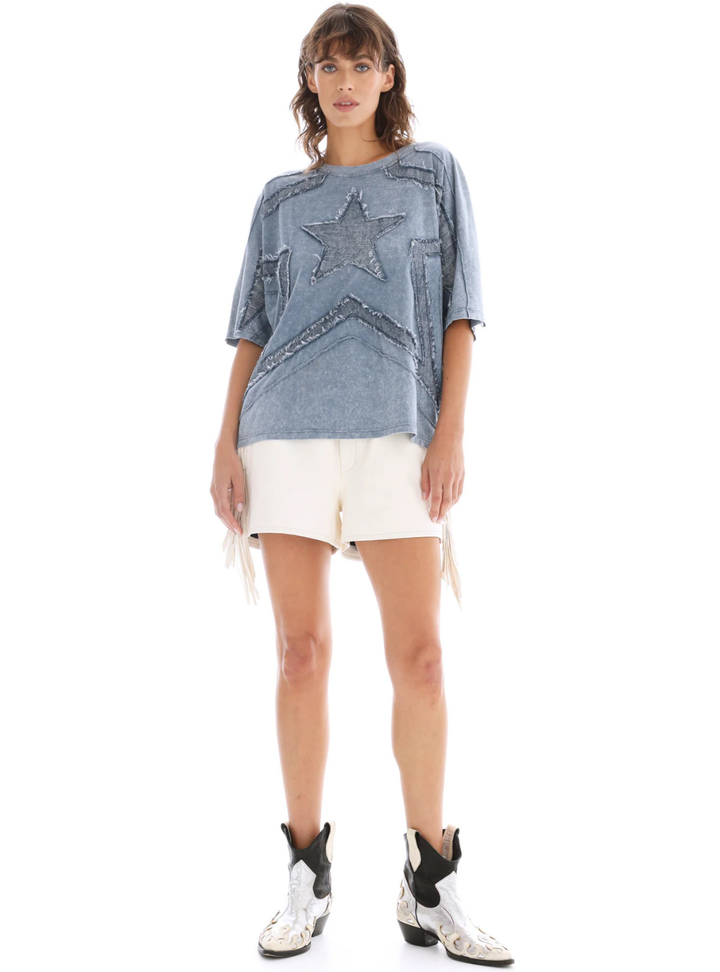 Blue Star 3D Batwing Tee | PRE-ORDER