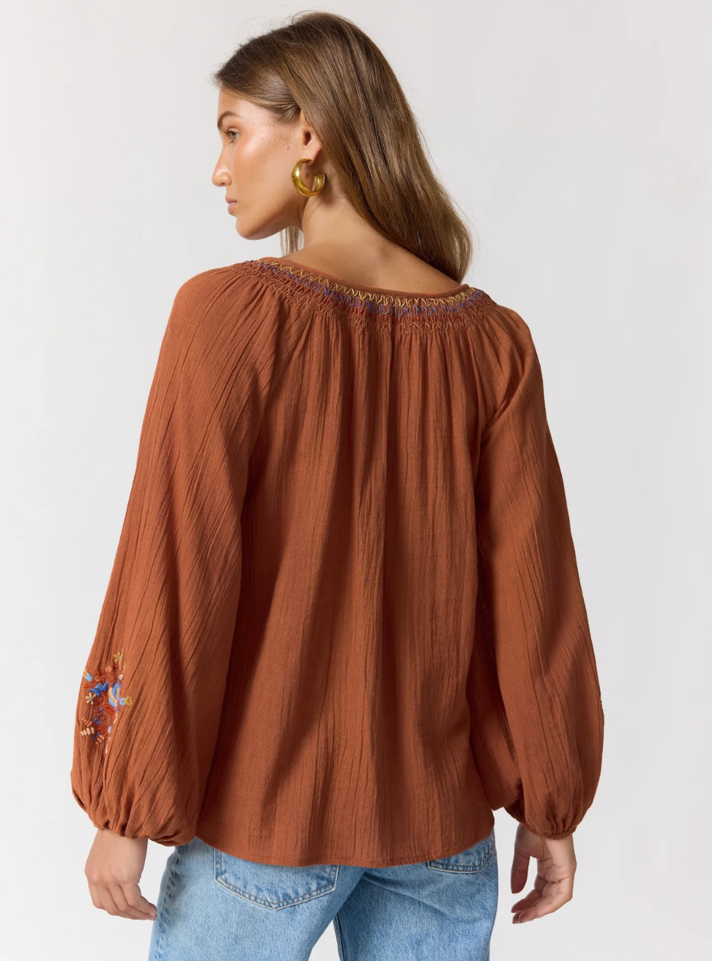 Lane Blouse - Espresso