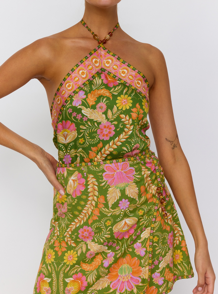 Rizz Scarf Top - Guava