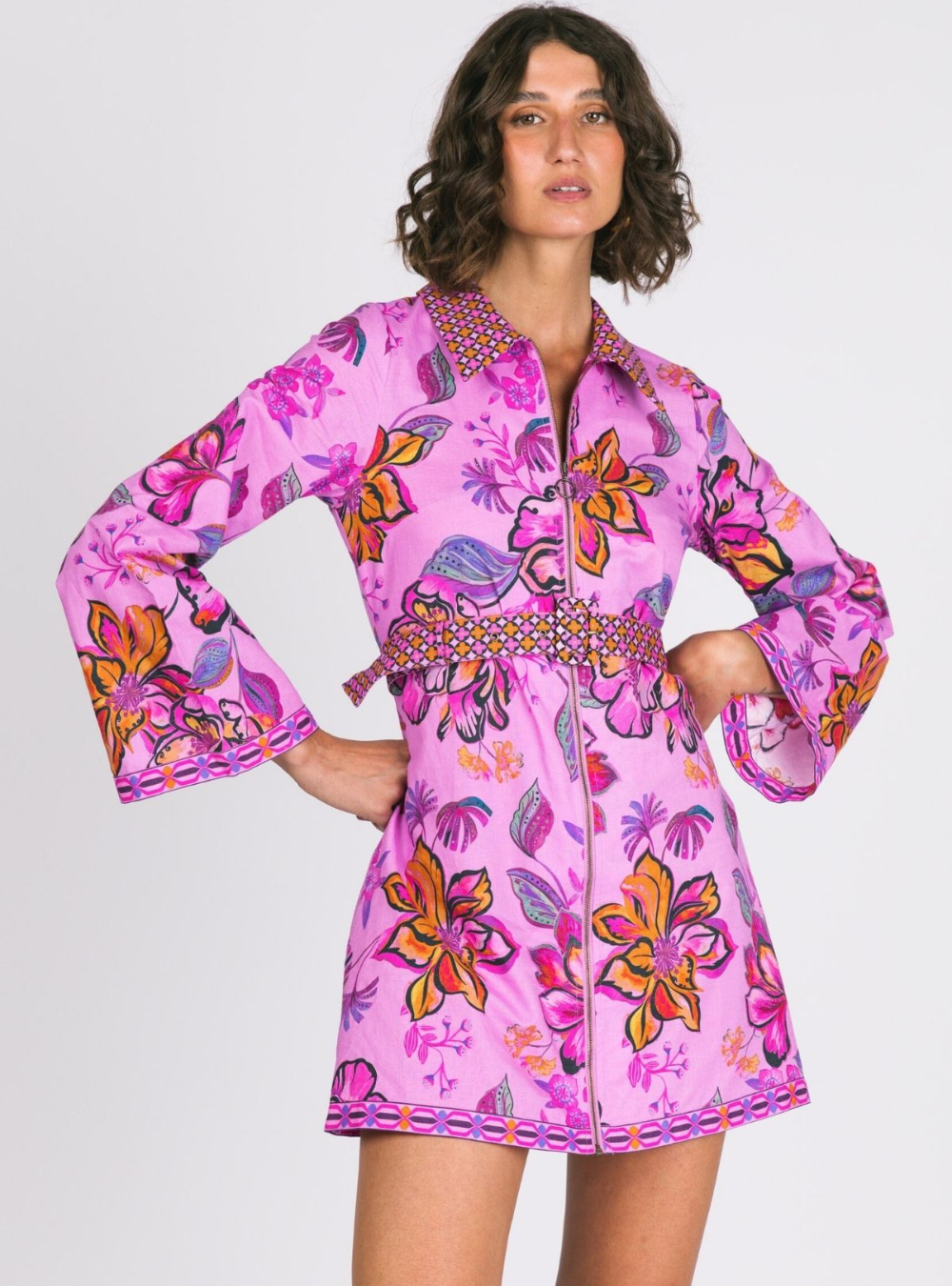 Wonderland Mini Dress - Orchid