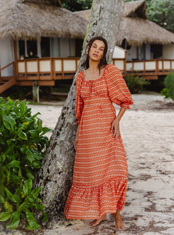 Gigi Maxi Dress - Ochre