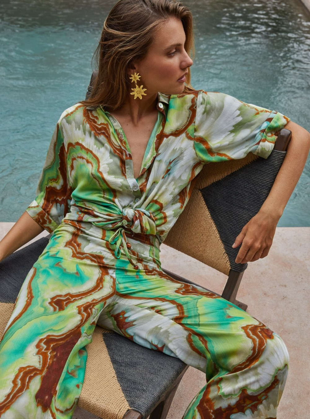 Lois Shirt Dress - Jade