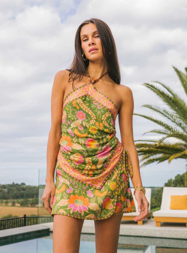 Rizz Scarf Top - Guava