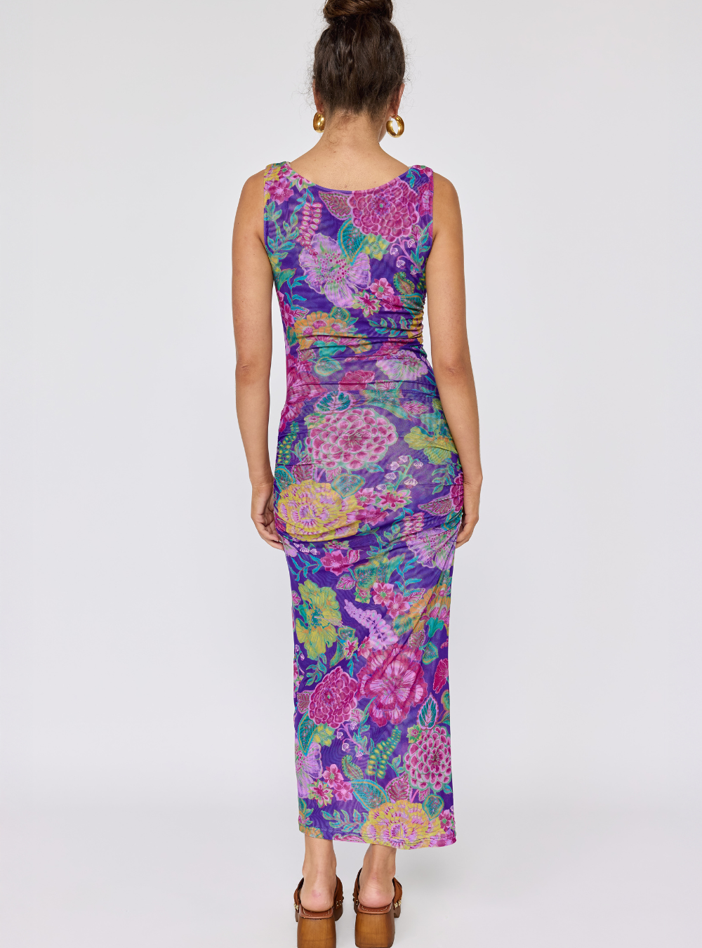 Tullah Midi Dress - Hibiscus