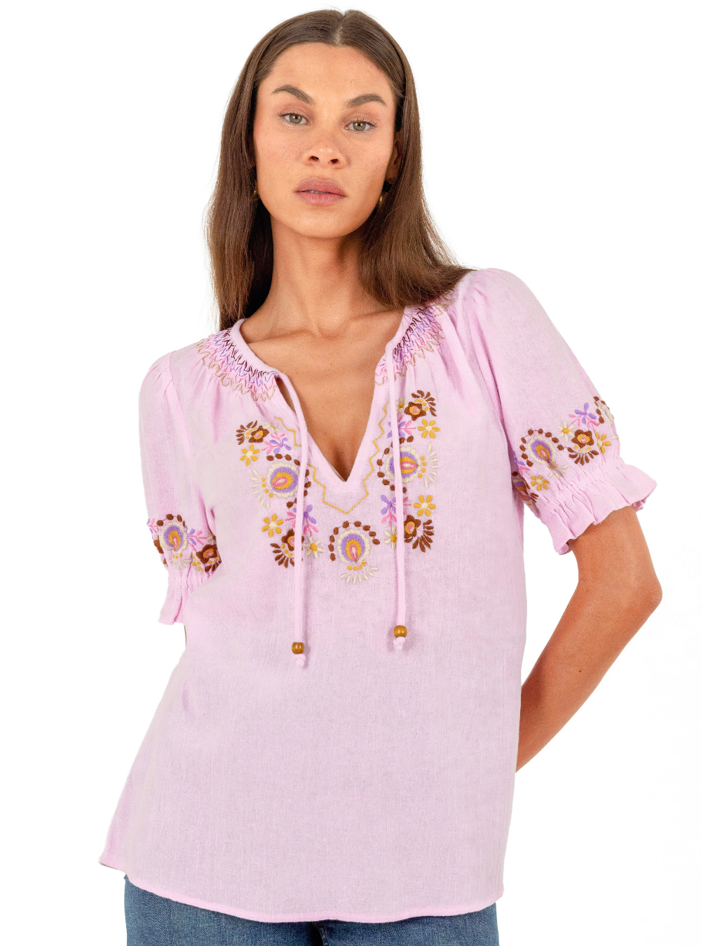 Bella Blouse - Petal
