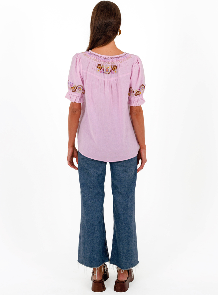 Bella Blouse - Petal