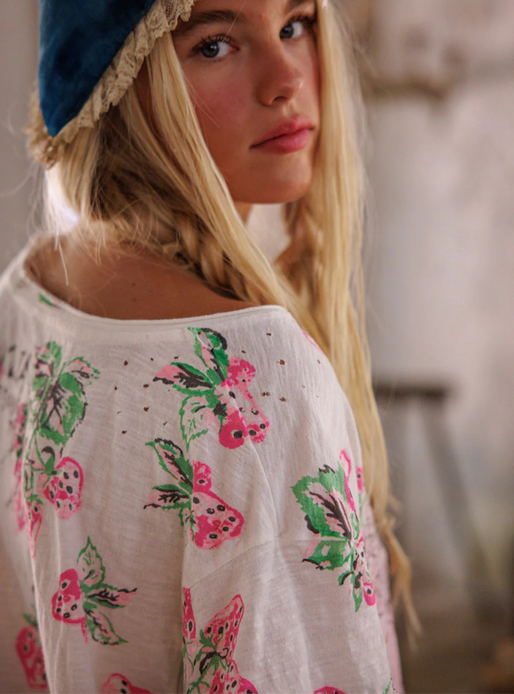 Magnolia Pearl Berry Little Archer Tee 2552 - Wild Strawberries