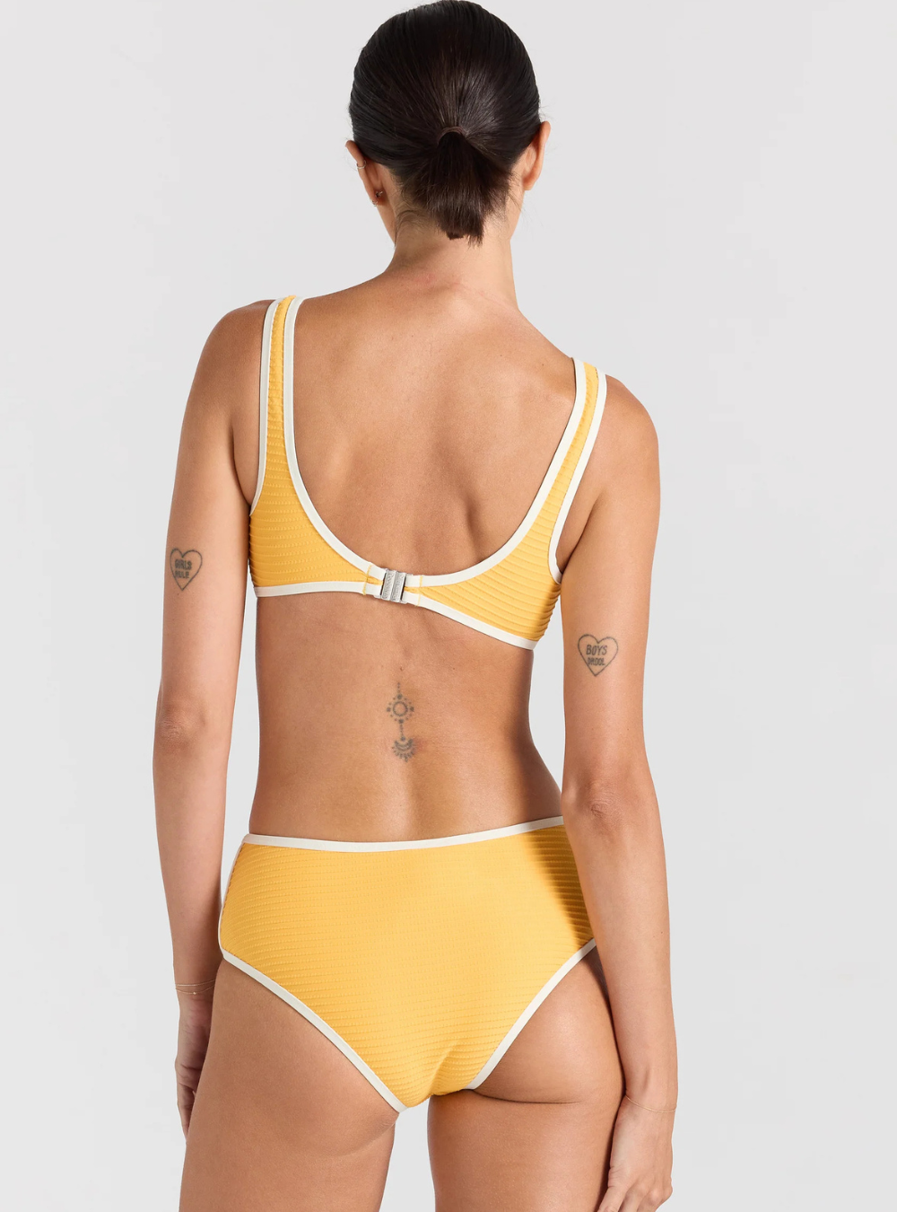 Poolside Crop Bikini Top - Sunshine