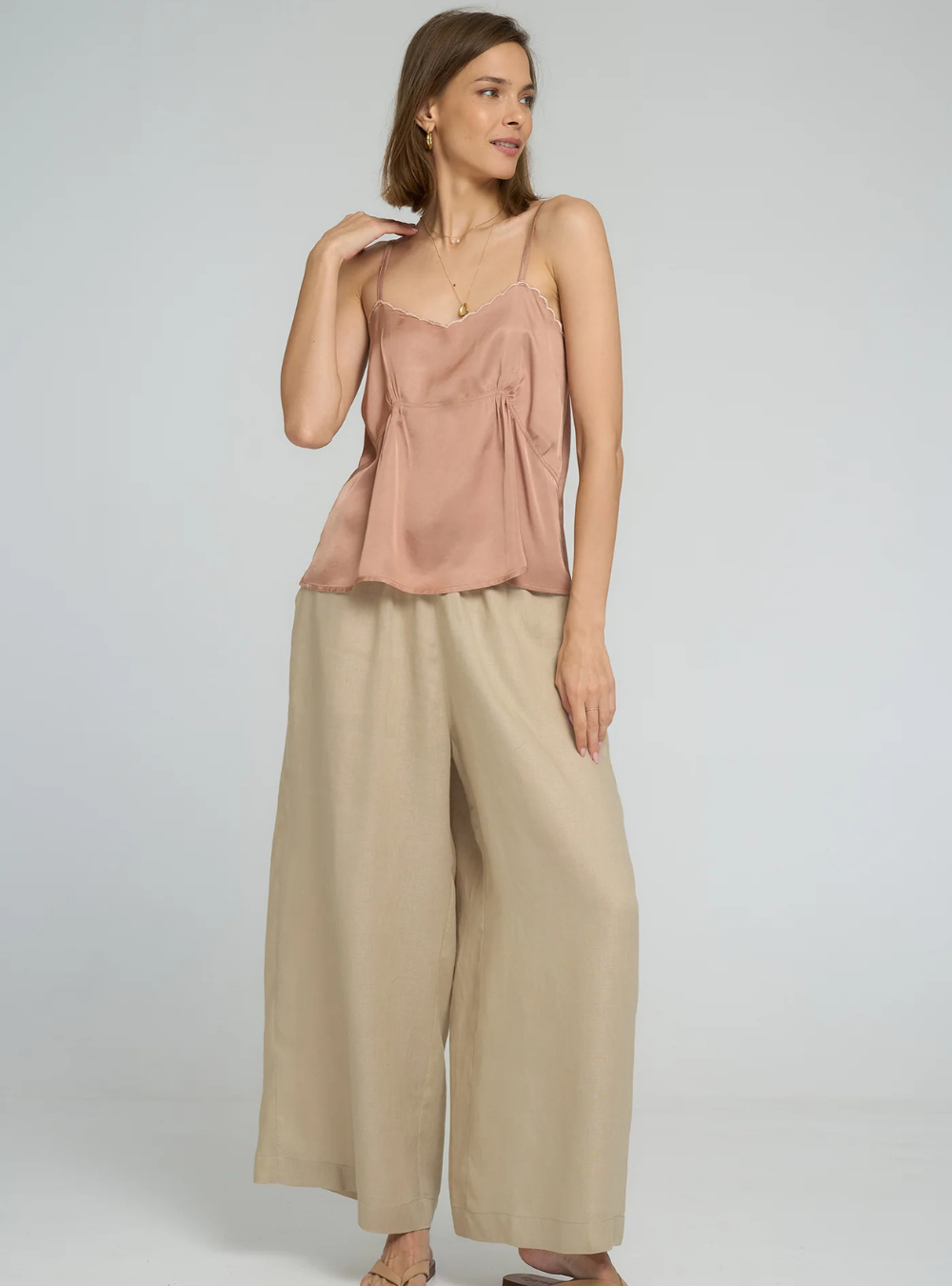 Moonflower Top - Rose Bisque