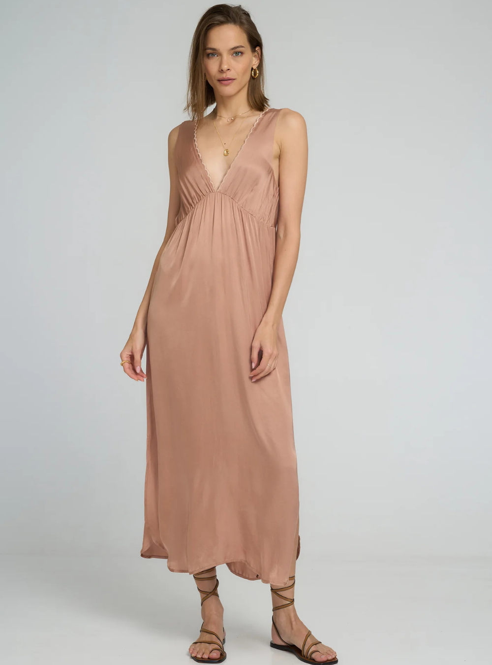 Amazonia Dress - Rose Bisque