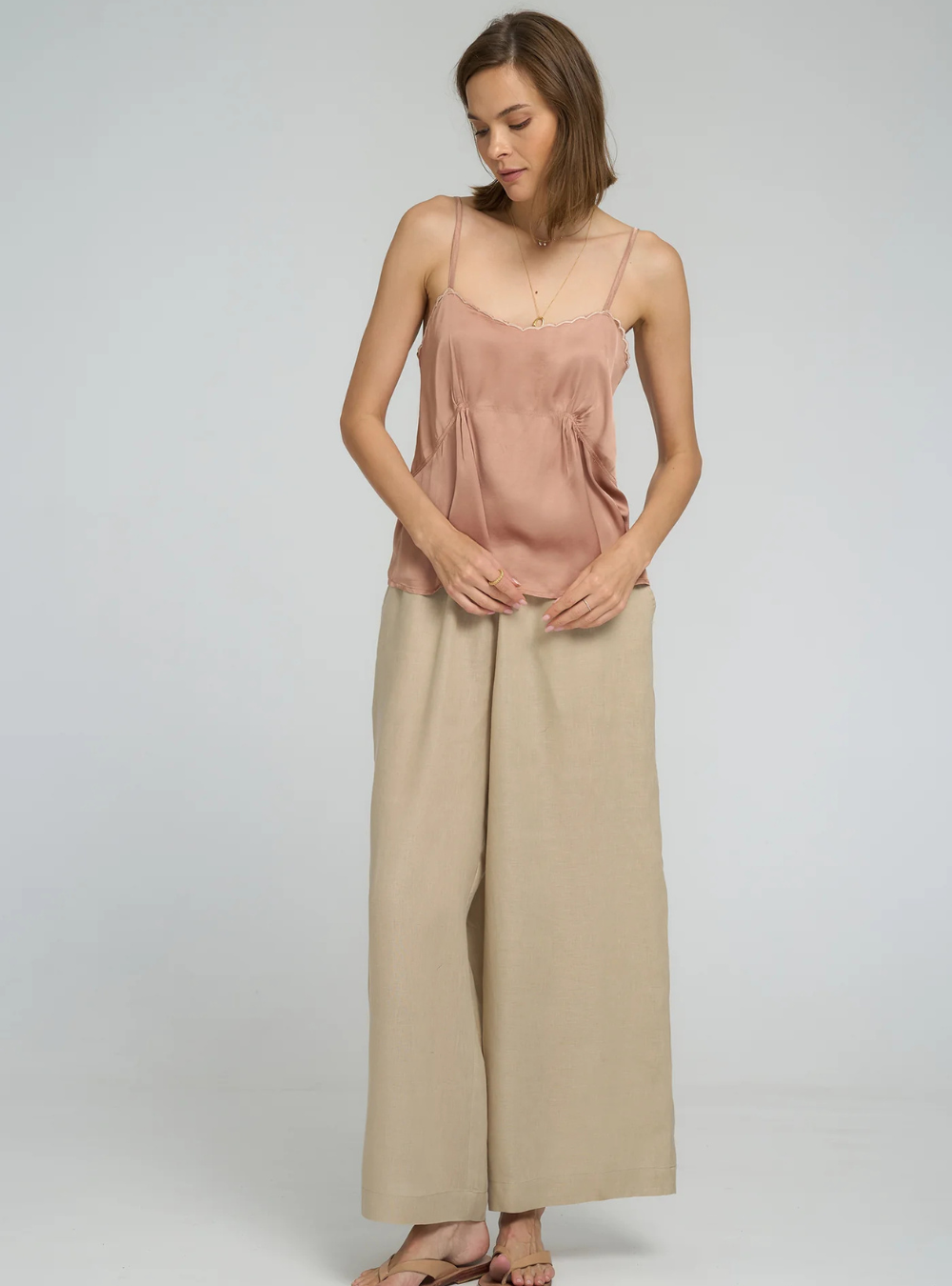 Moonflower Top - Rose Bisque