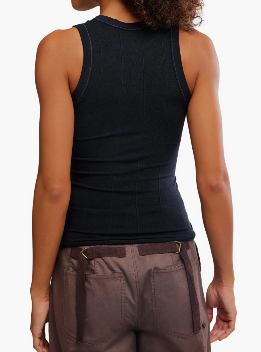 So Soft Seamless Modal Tank - Black