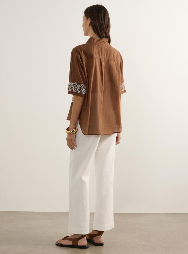 Rosalie Blouse - Cocoa