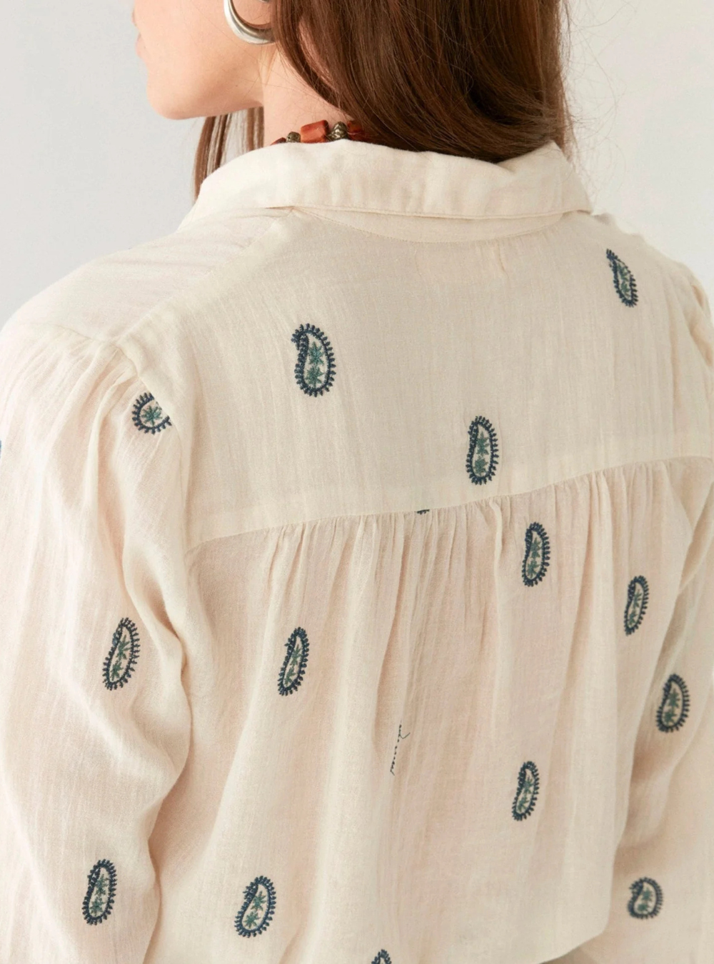 Dylan Blouse - Cachemira Ivory