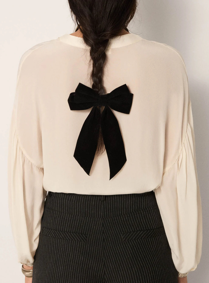 Giovanni Blouse - Tuxedo Pearl