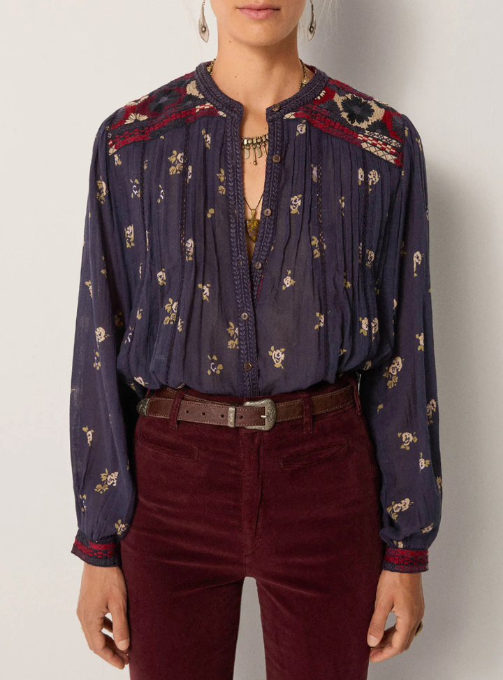 Milla Blouse - Marino