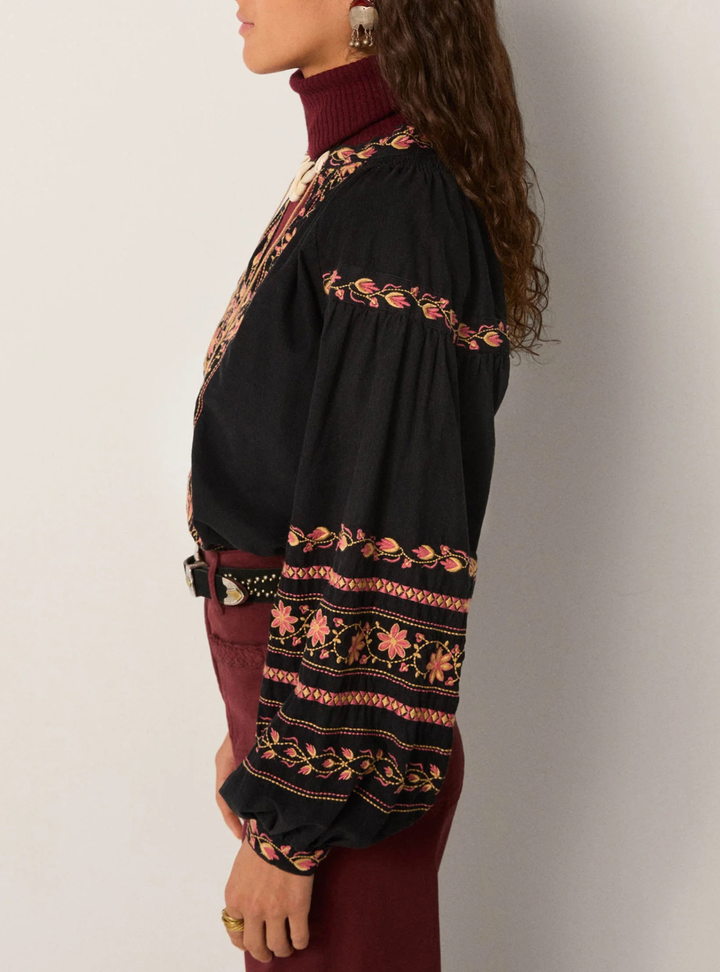 Virginia Blouse - Night Garden