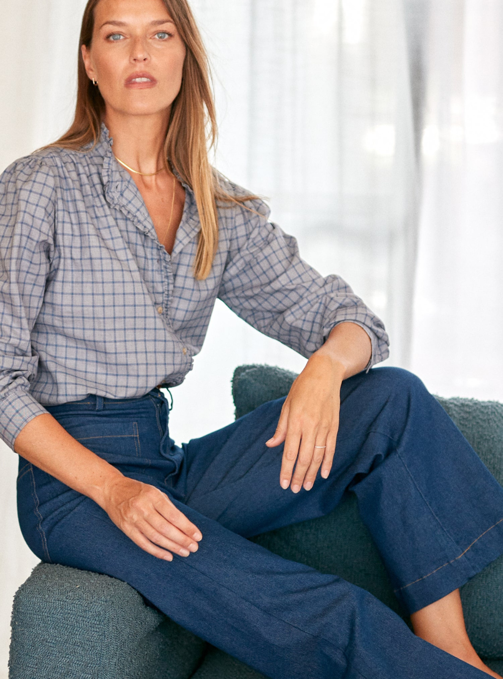 Molly Denim Jeans - Deep Blue