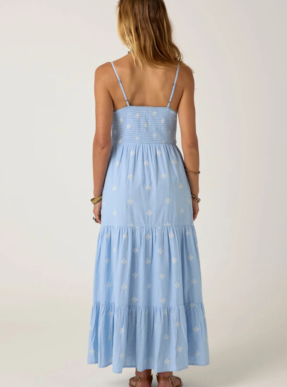 Etta Sleeveless Dress - Sky Blues