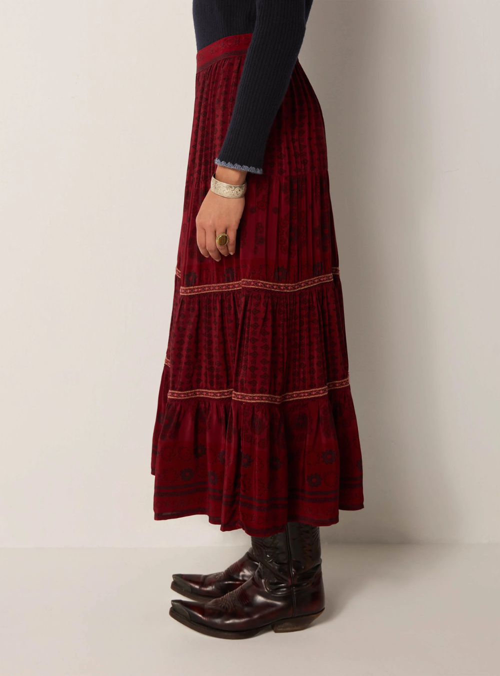 Josephine Skirt - Château Bordeaux