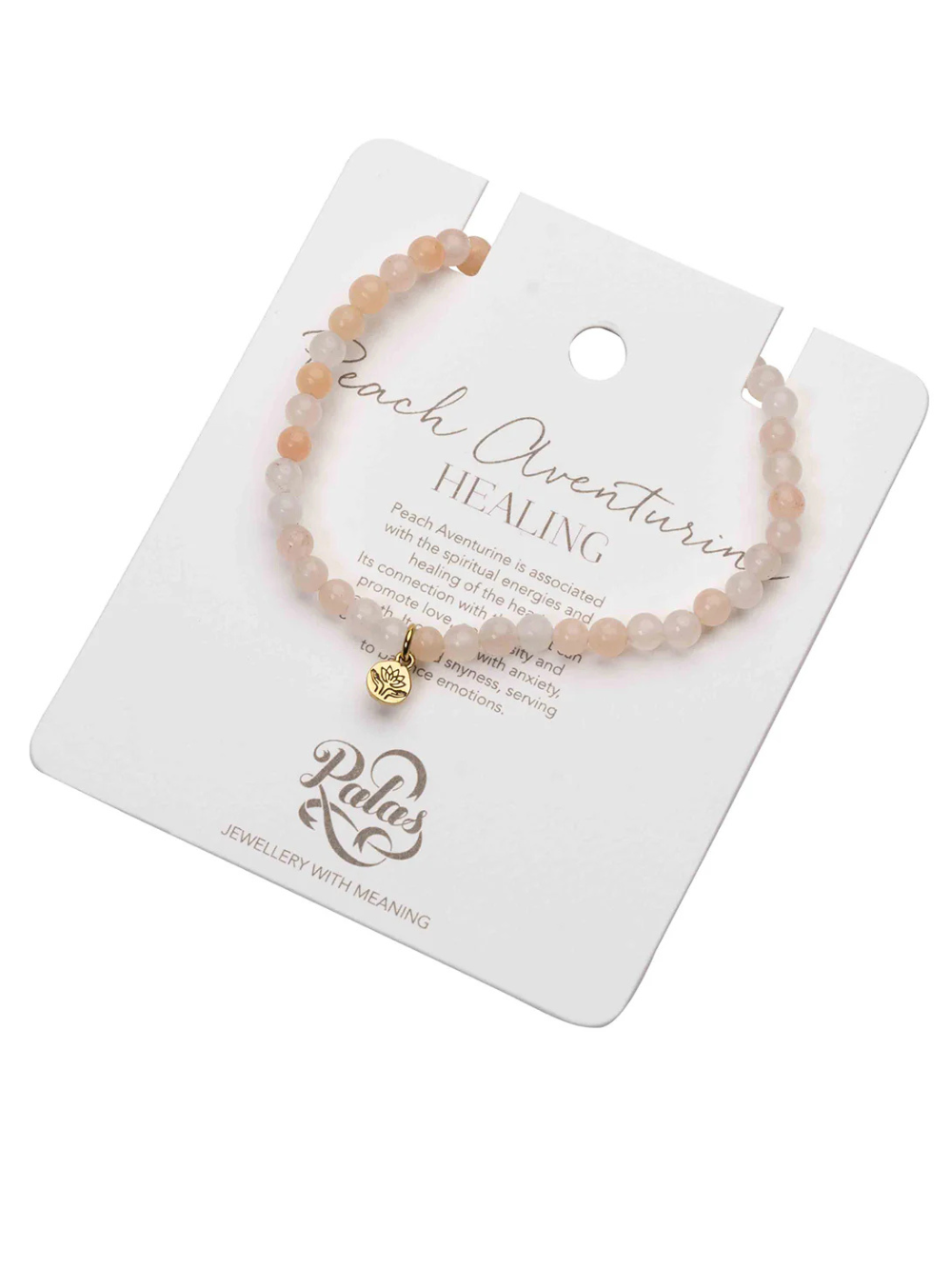 Peach Aventurine Healing Gem Bracelet