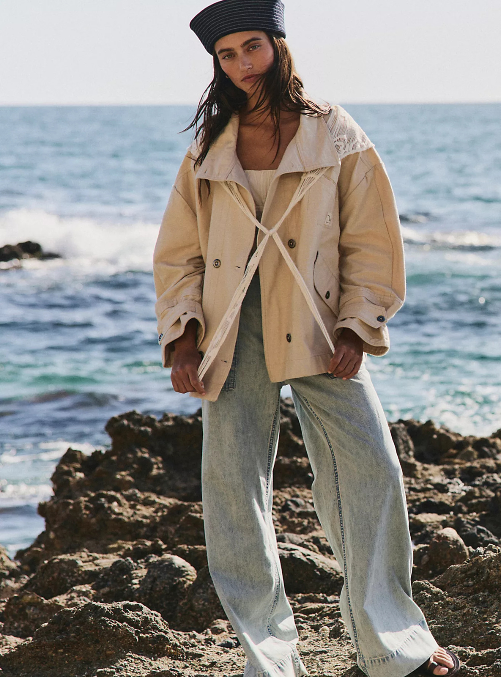 Breezy Denim Pull-On Jeans - Dusk