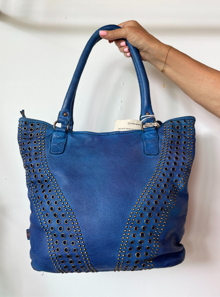 Brunswick Tote - Soda Blue