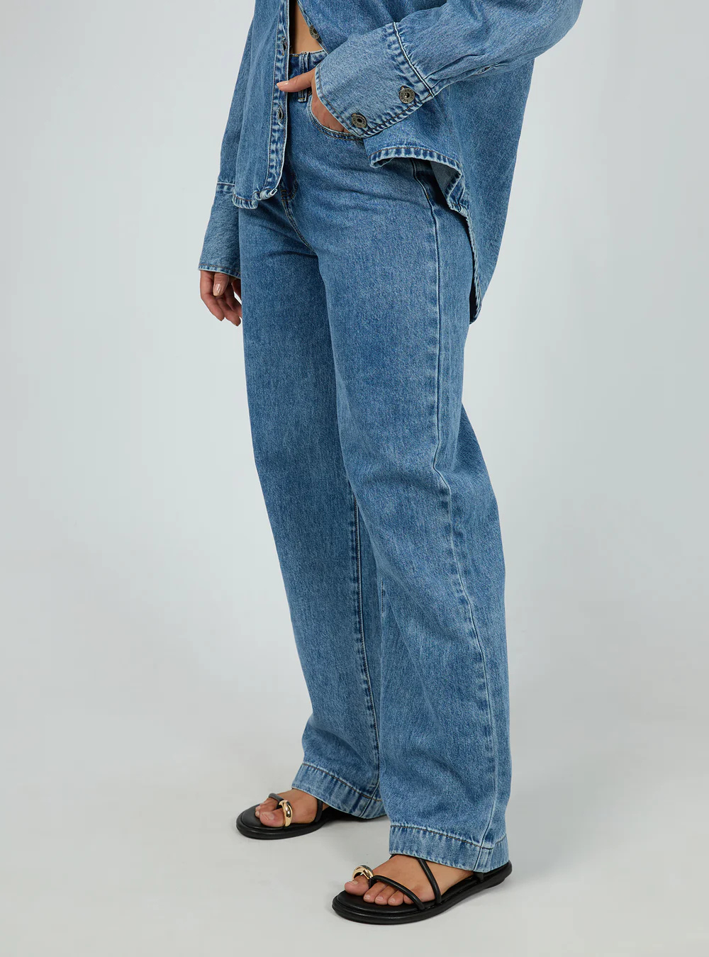 Aster Pant - Mid Blue