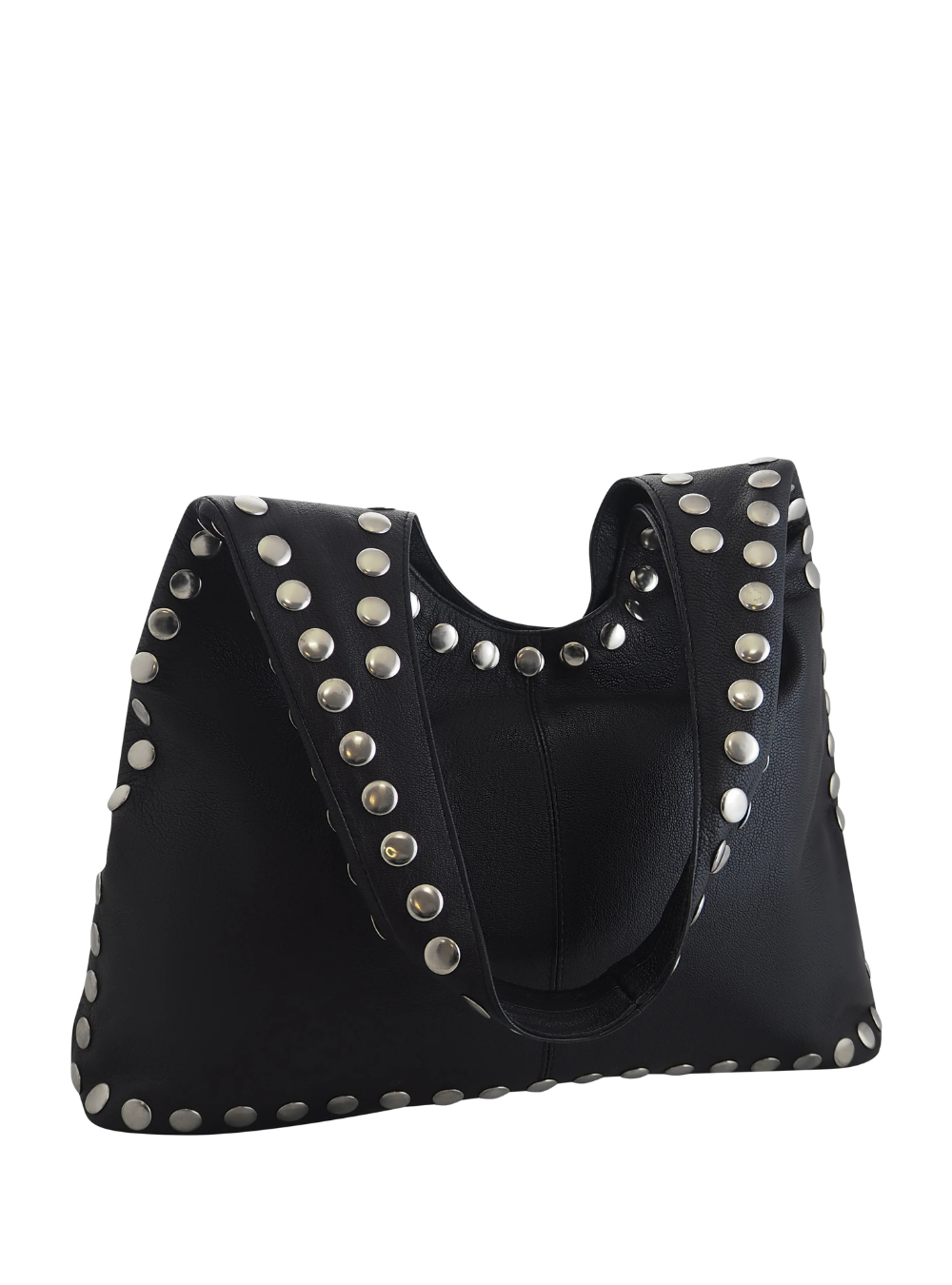 Jenna Studded Hobo - Black