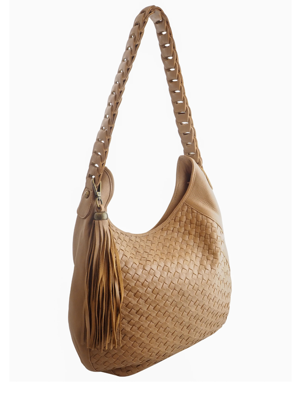 Lana Woven Hobo - Mocha