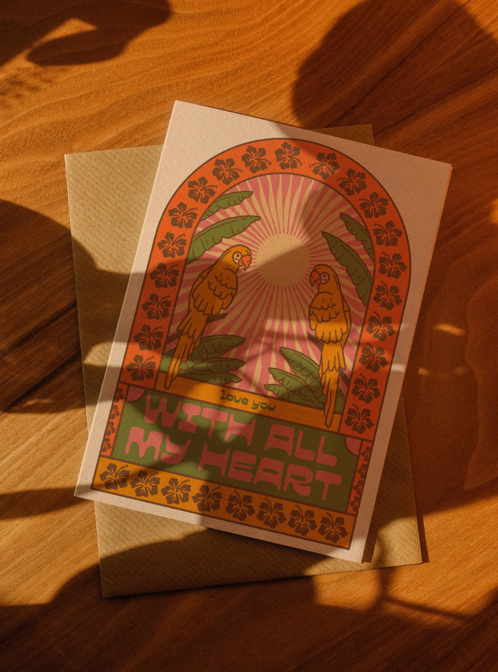 With All My Heart Card