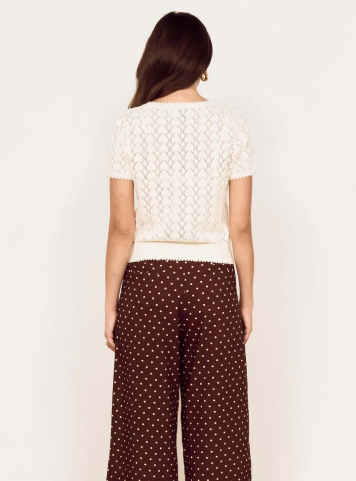 Calla Knit Cardi - Ivory