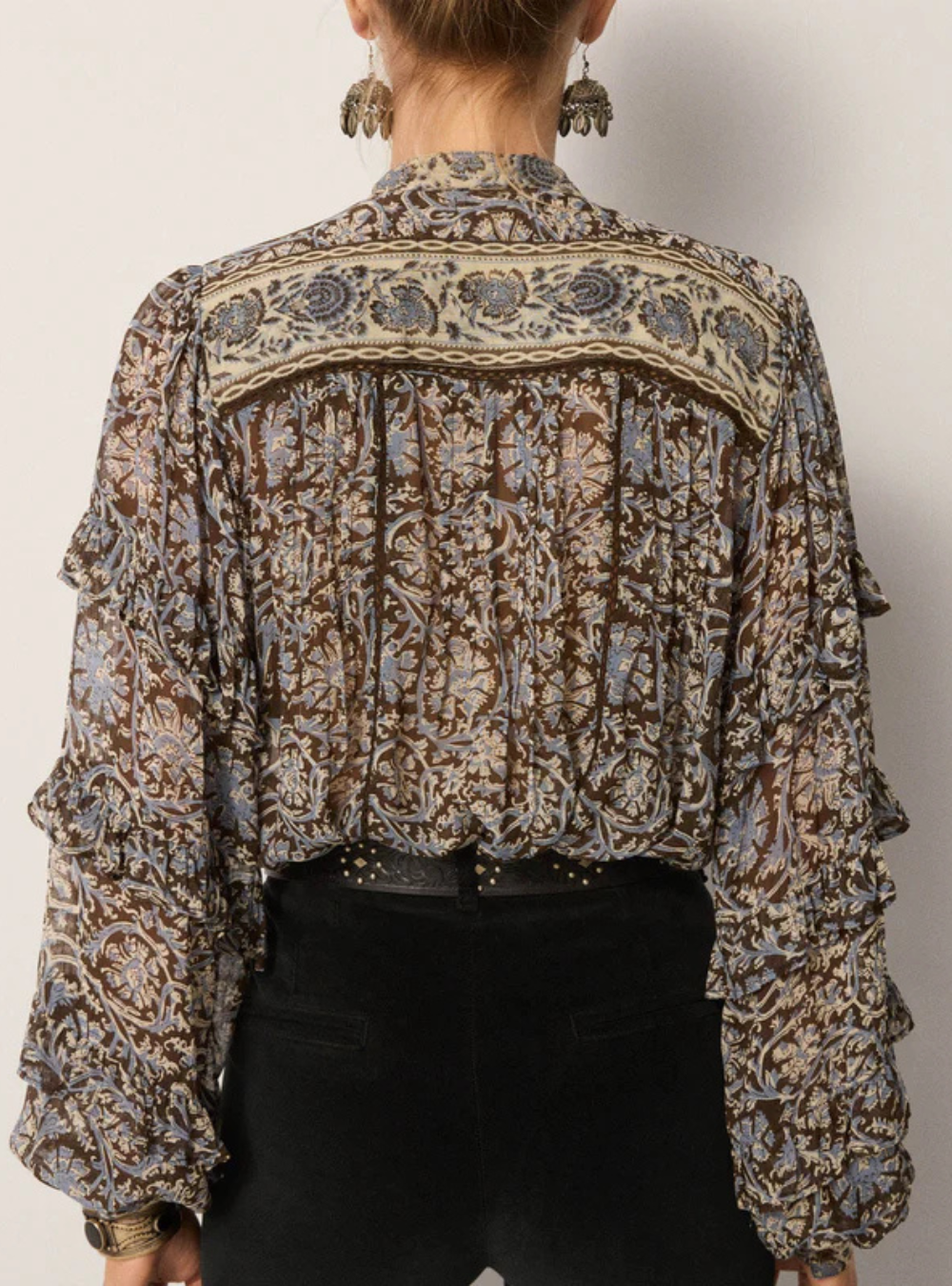 Camilla Blouse - Blue Orchid