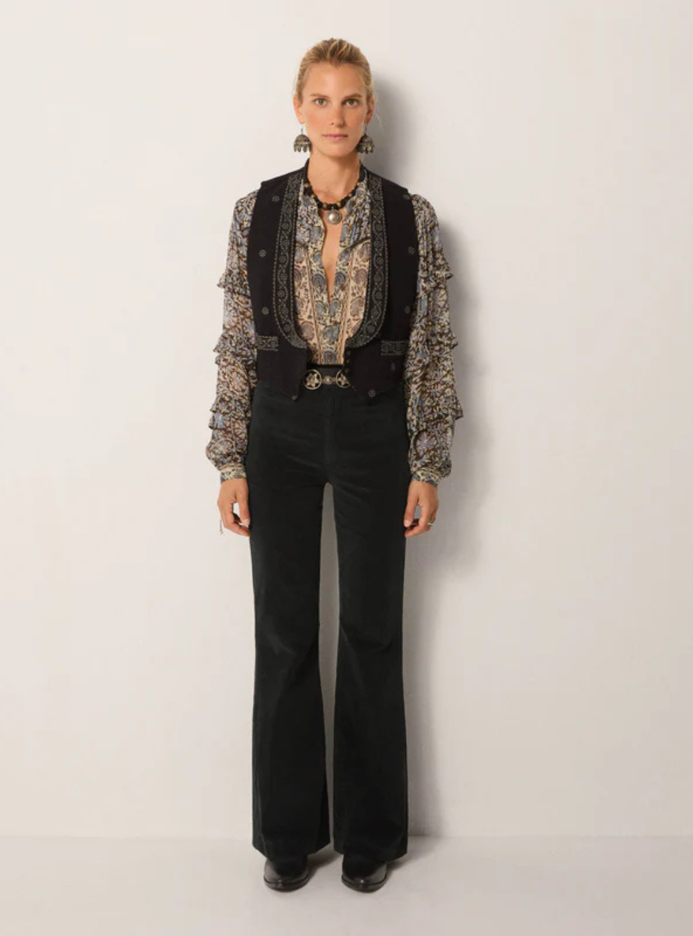 Camilla Blouse - Blue Orchid