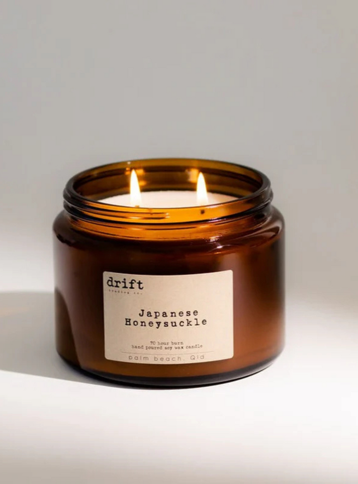 Japanese Honeysuckle Candle (XL Amber)