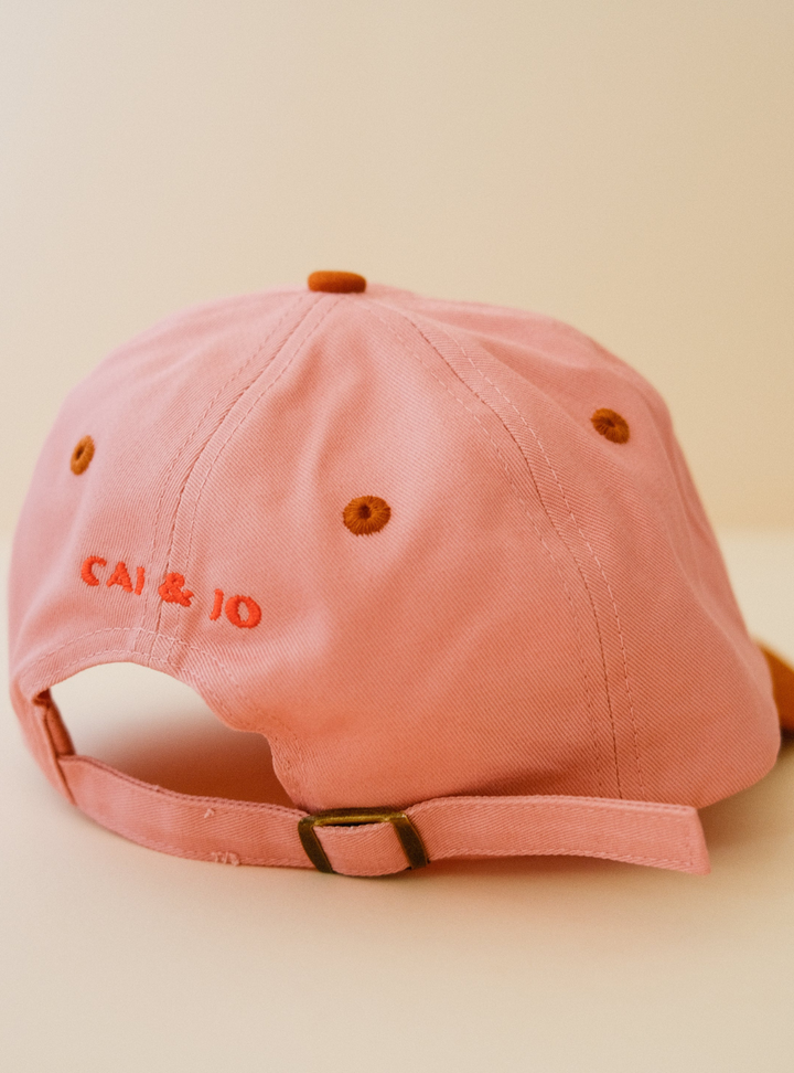 Hibiscus Embroidered Cap