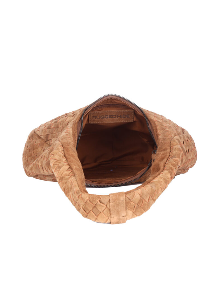 Tigerlily Suede Bag - Caramel