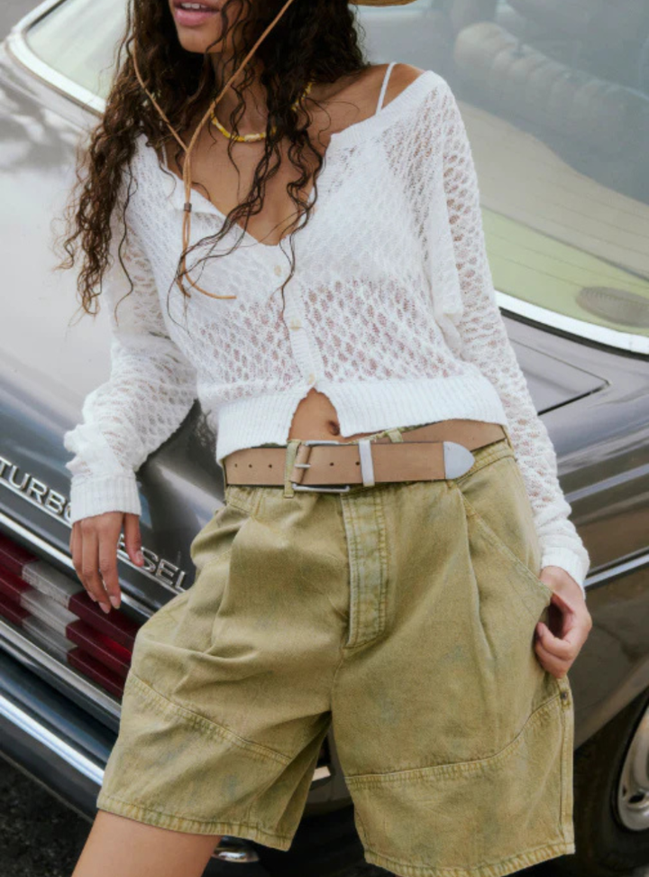 Maris Fine Gauge Cardi - Clean Ivory